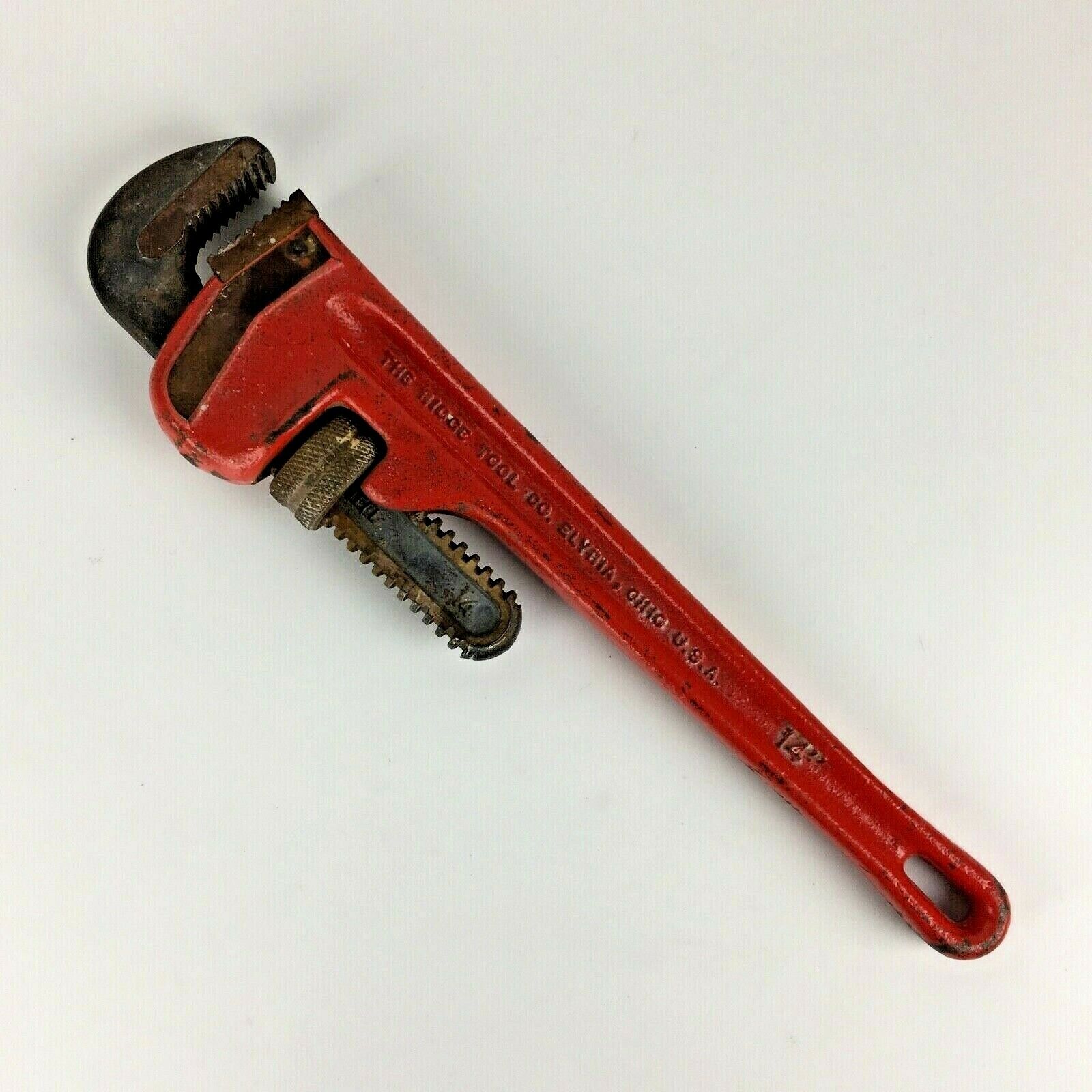RIDGID Red Wrench 14” Pipe Monkey Tool Plumbing Heavy Duty Adjustable Vtg Gift