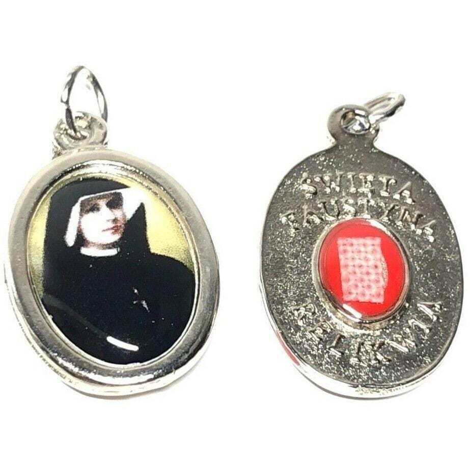 Reliquary Medal - 2nd Class Relic St. Faustina Kowalska