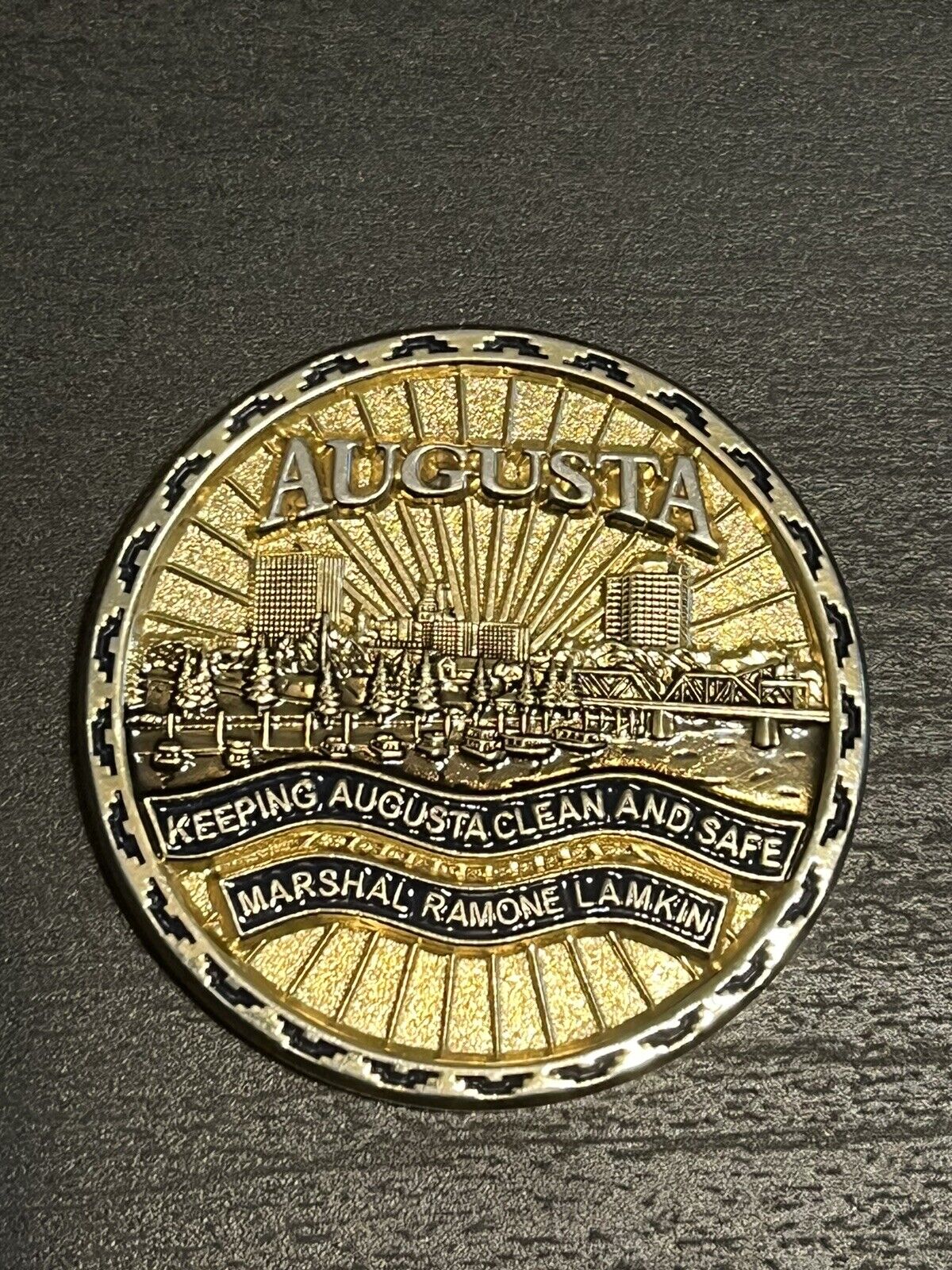 Richmond County Marshals Office, Augusta, GA Protective Services Challenge Coin