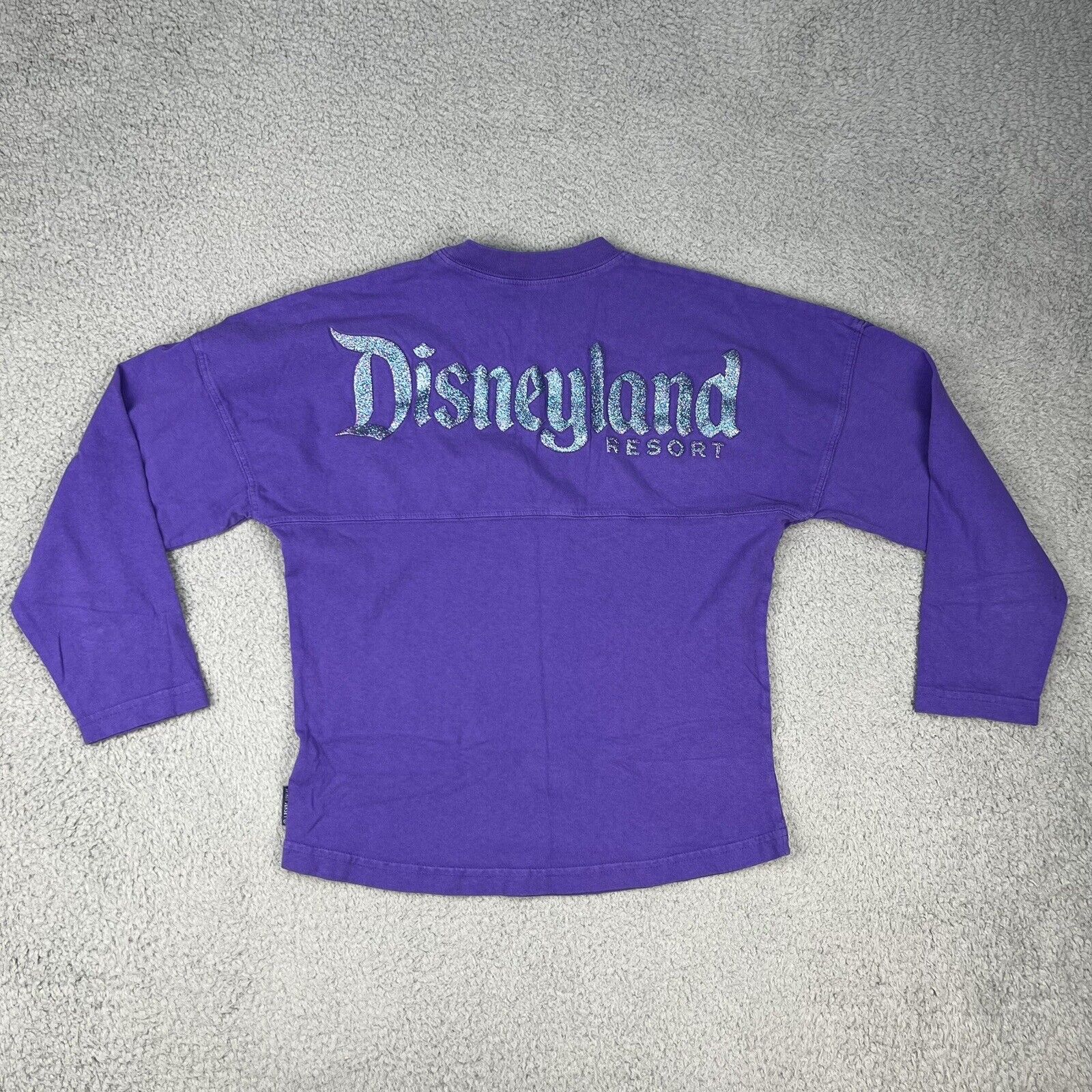 Disney Parks Disneyland Resort Spirit Jersey Youth Kids Large Purple Long Sleeve