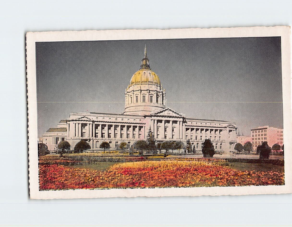 Postcard San Franciscos Beautiful City Hall San Francisco California USA