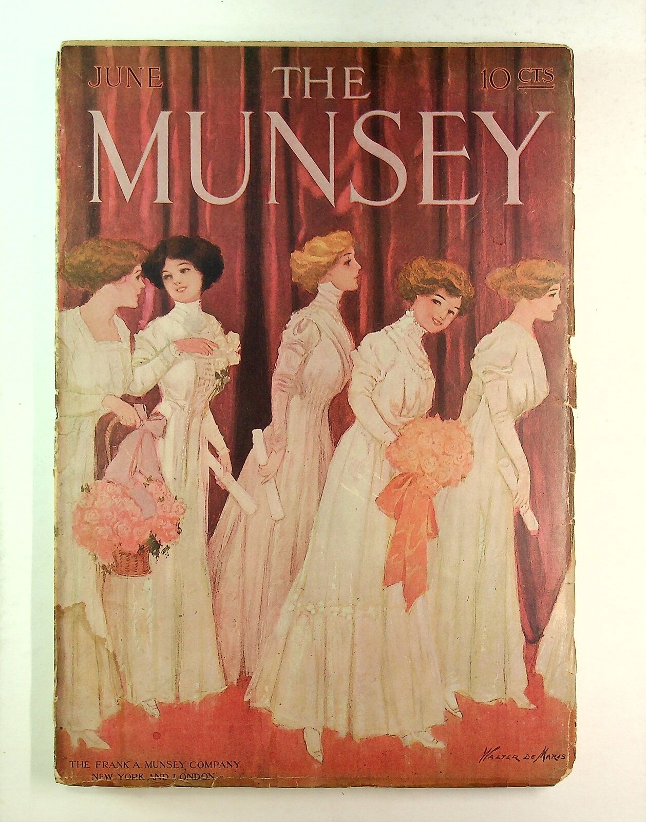 Munsey's Magazine Pulp Jun 1910 Vol. 43 #3 VG+ 4.5