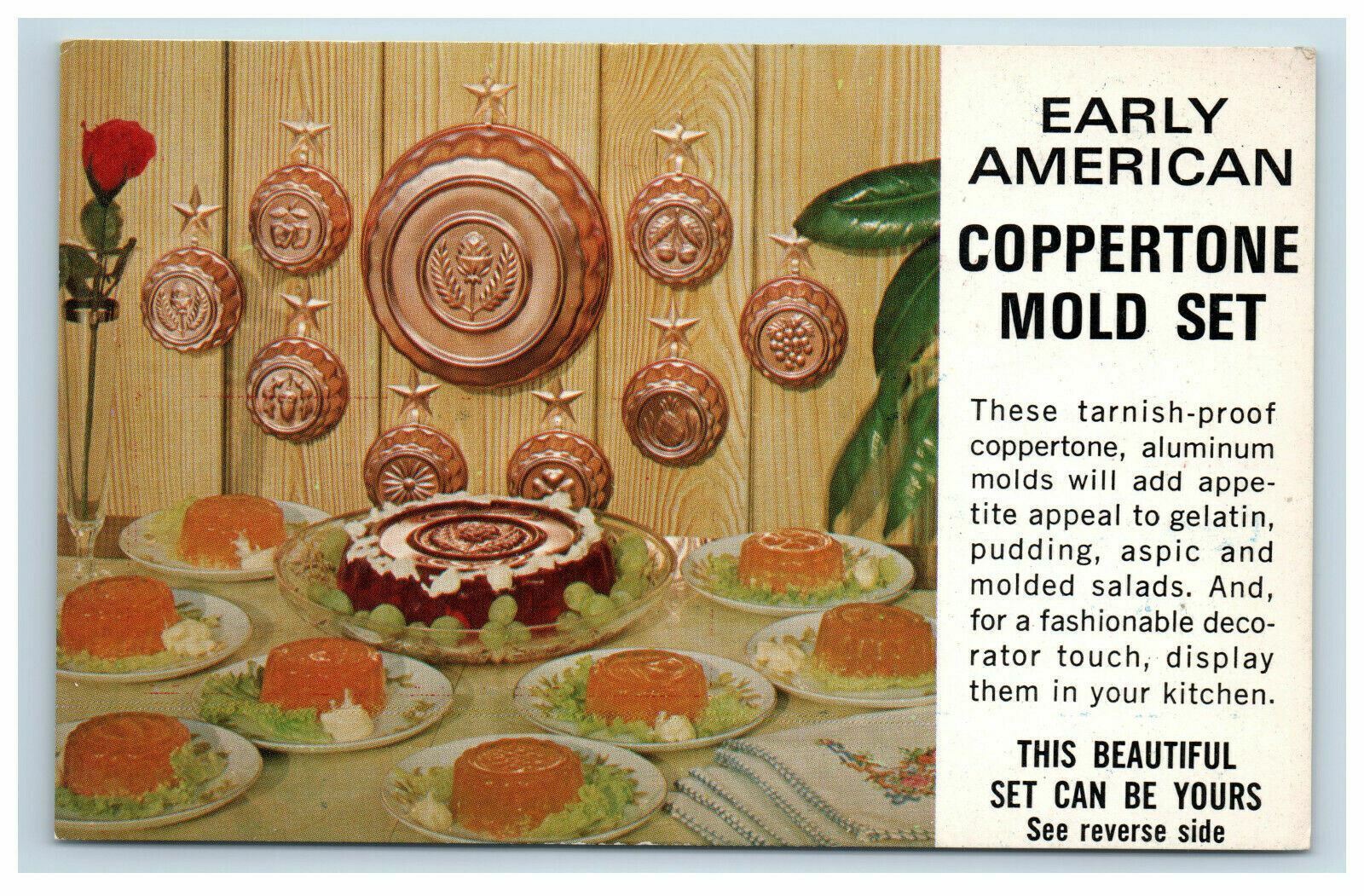 Coppertone Mold Set Advertising Postcard Bill Bohn\'s Enco Terre Haute IN