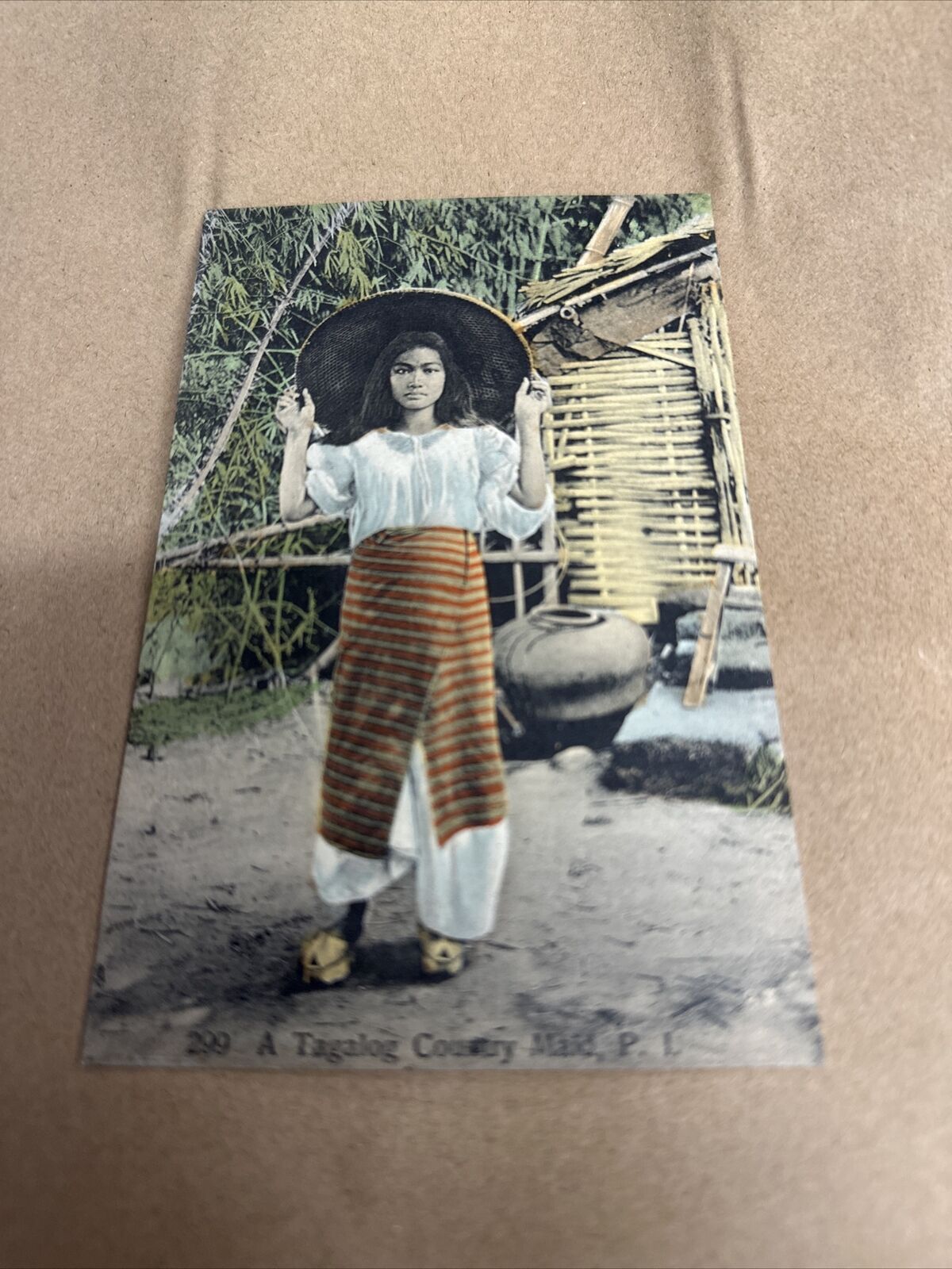 Philippines Woman Tagalog Maid Postcard