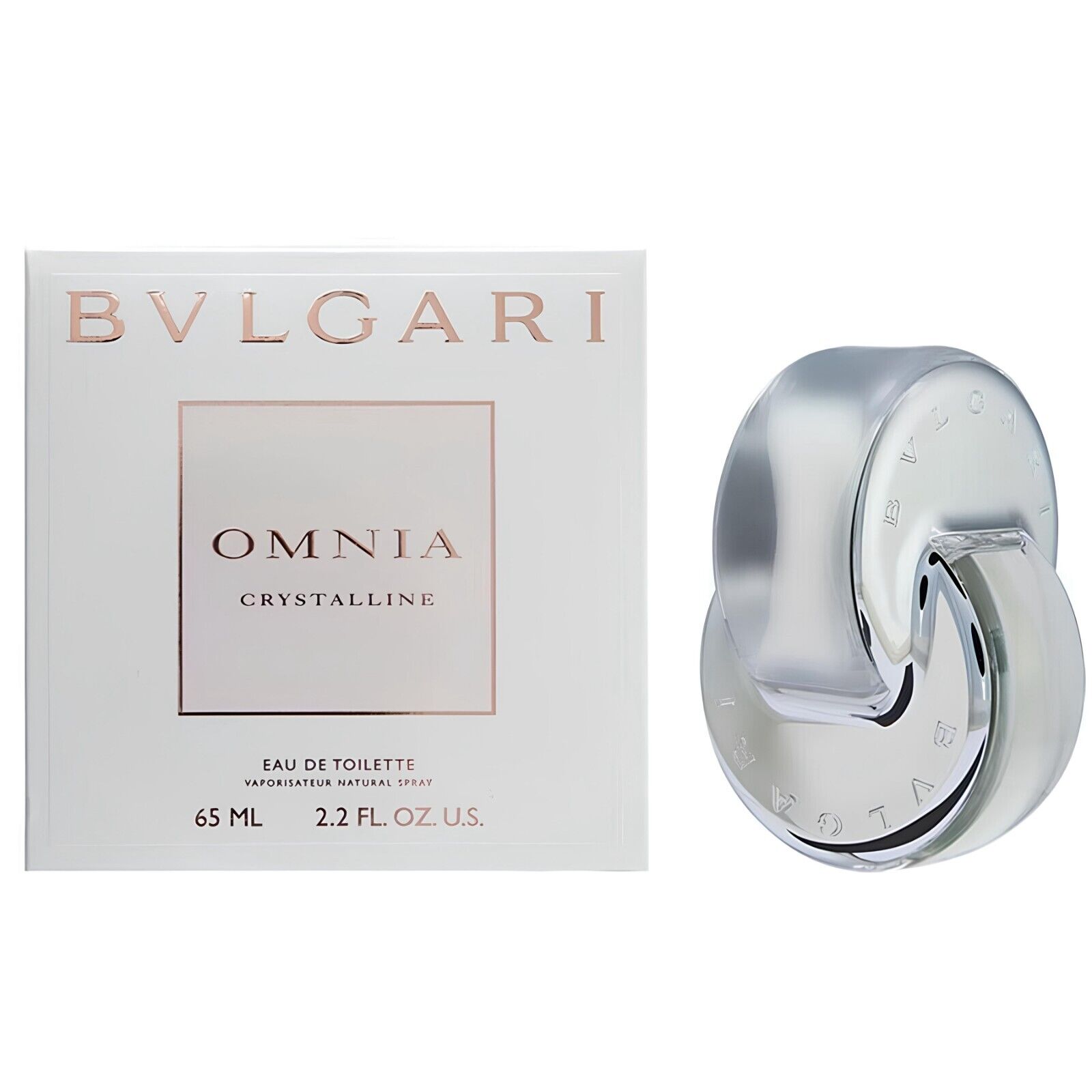Bvlgari Omnia Crystalline Eau De Toilette Perfume Spray Women EDT 2.2 Oz 65ml