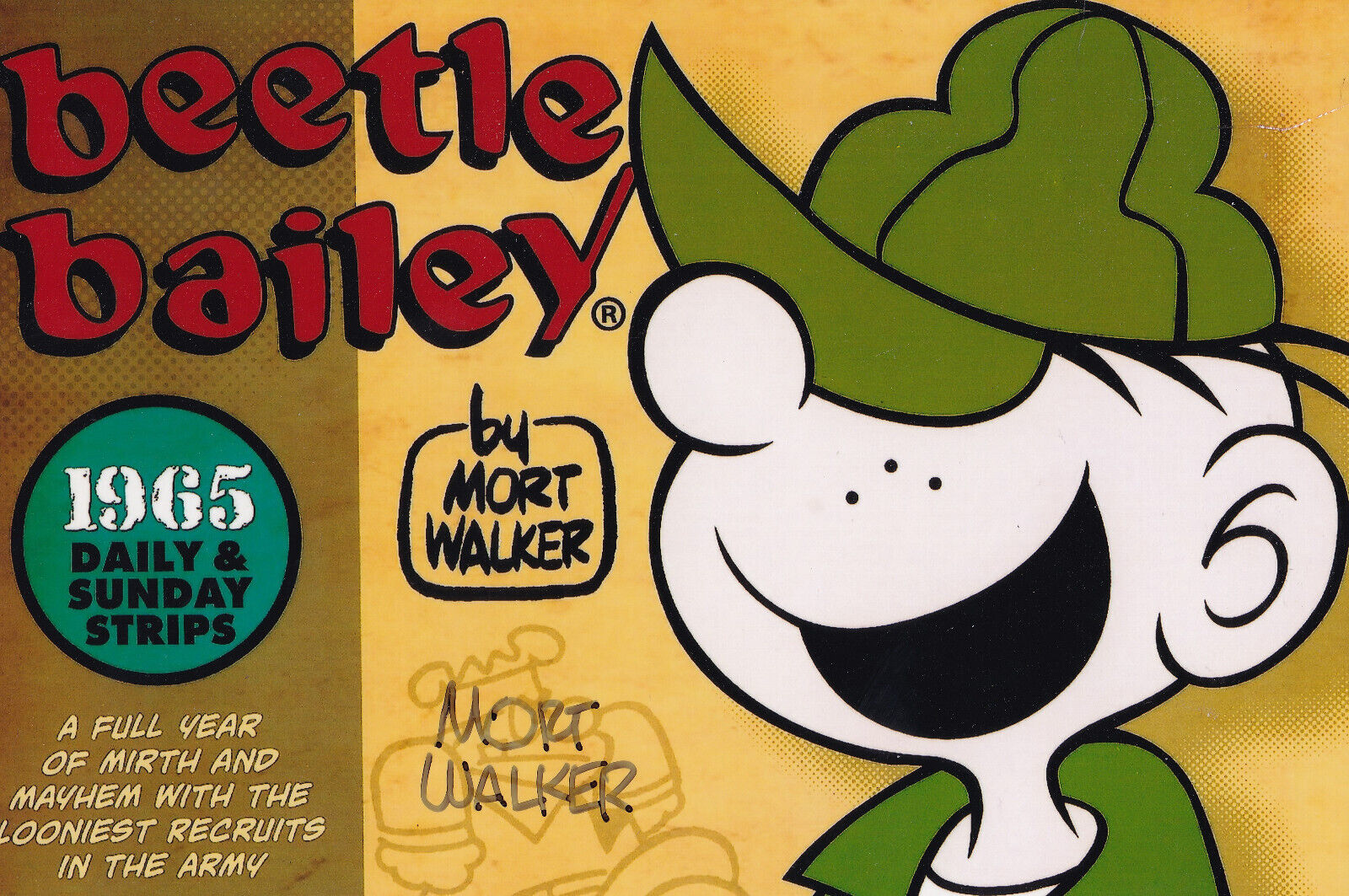 Mort Walker Signed Autographed 4x6 Photo WWII Beetle Bailey Intelligence Officer