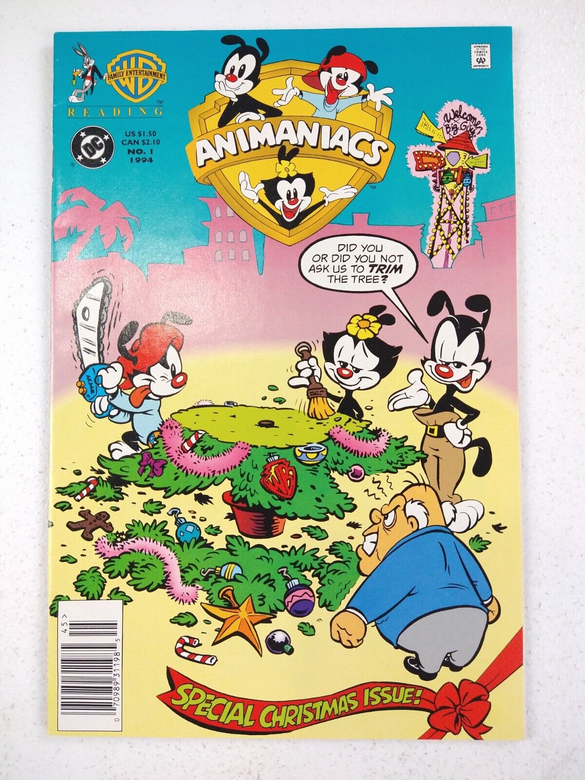 Animaniacs #1 Newsstand (1994 DC Warner Brothers) 1st Issue Key Comic
