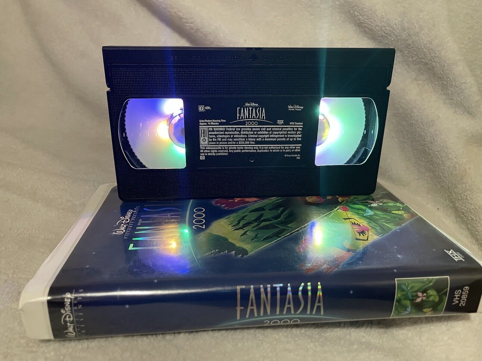 Walt Disney Fantasia 2000 Custom VHS LED Lamp Sorcerer Mickey Mouse Lorcana