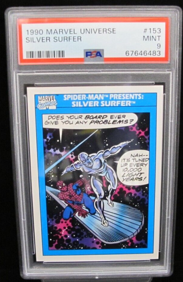 1990 Impel Marvel Universe #153 Silver Suffer PSA 9 Mint