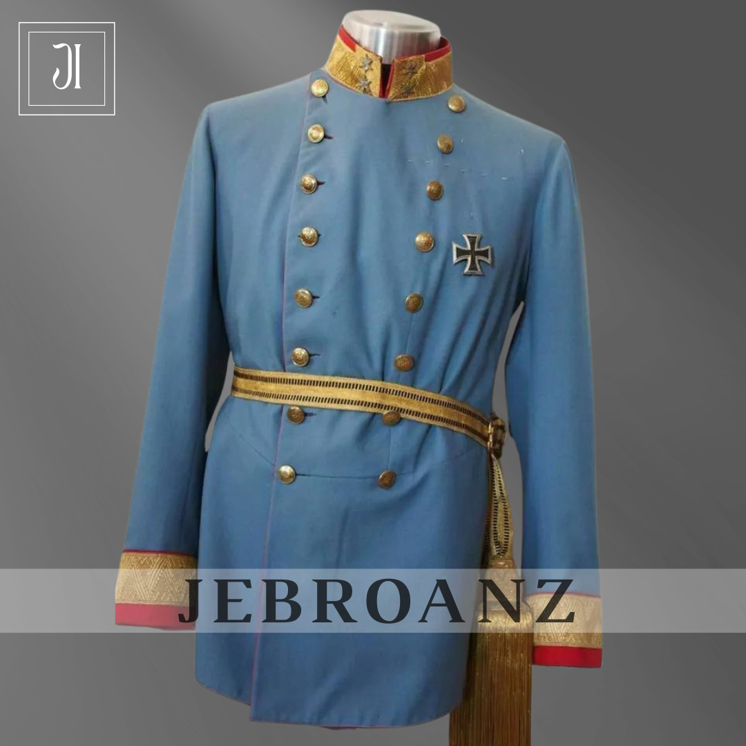 Brand New Men\'s Royal Military Staff Tunic Napoleonic Coat - Kaiser Franz Joseph