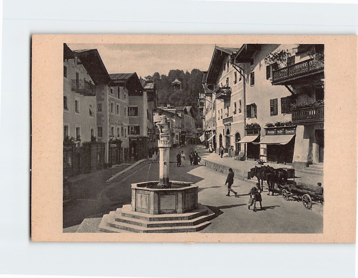 Postcard Marktplatz Berchtesgaden in Germany