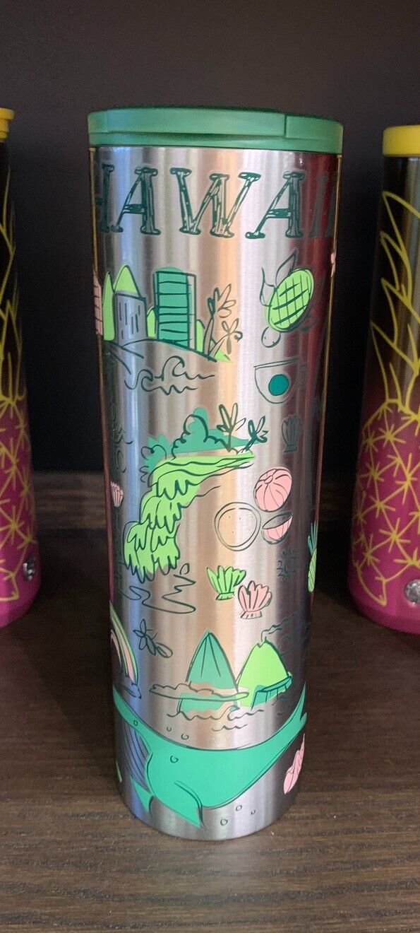 NEW - Starbucks BEEN THERE SERIES: HAWAII Insulated Stainless Steel 16oz Tumbler