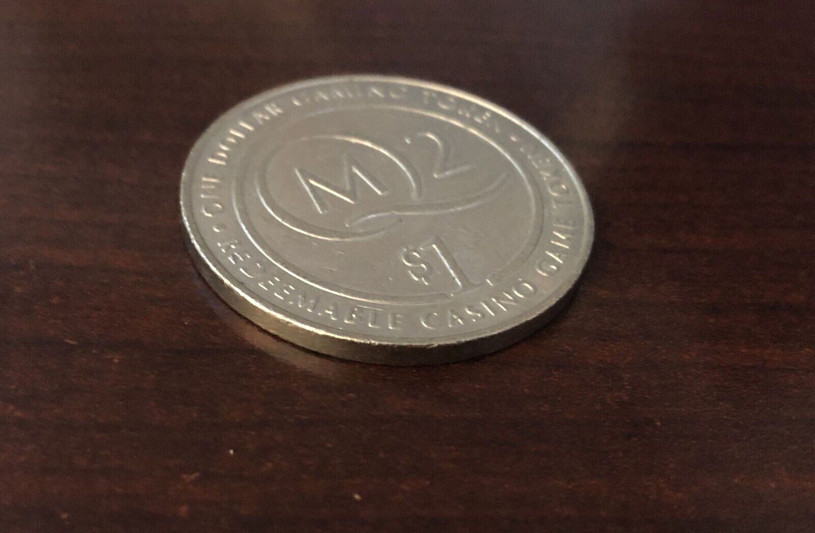 Vintage Queen Mary 2  One Dollar Gaming Token