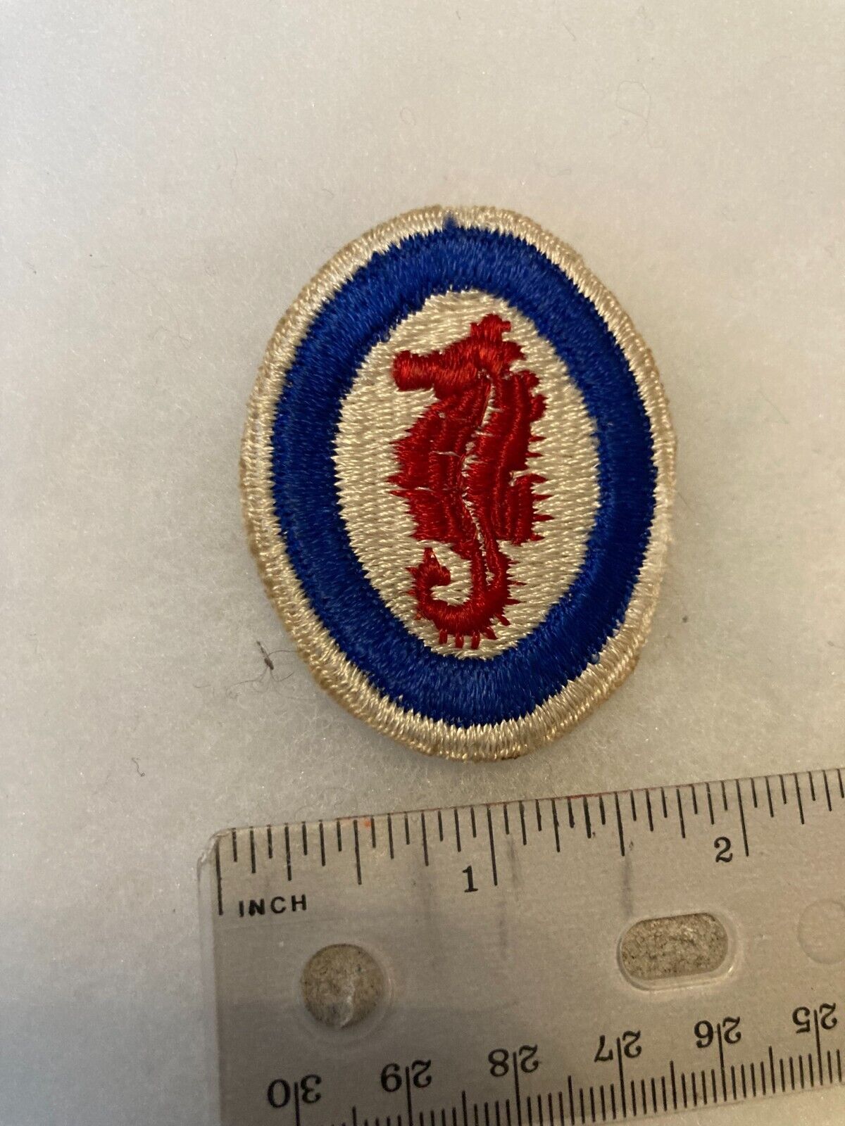 Authentic WWII US Army Engineer Special Brigades Sleeve Insignia SSI Patch 7A