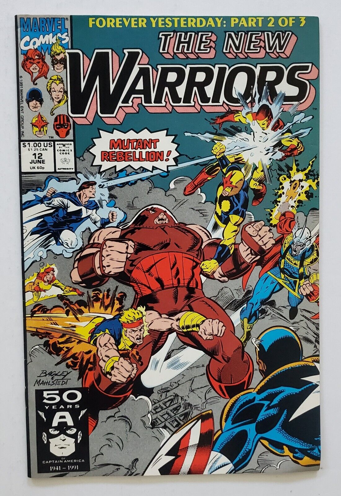 New Warriors #12 - Marvel Comics - Juggernaut
