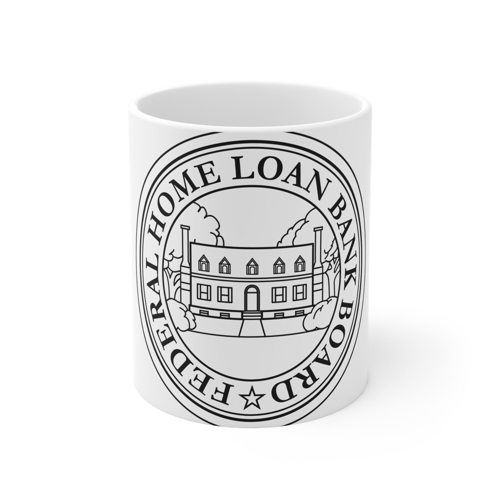 Federal Home Loan Bank Board - White Coffee Cup 11oz