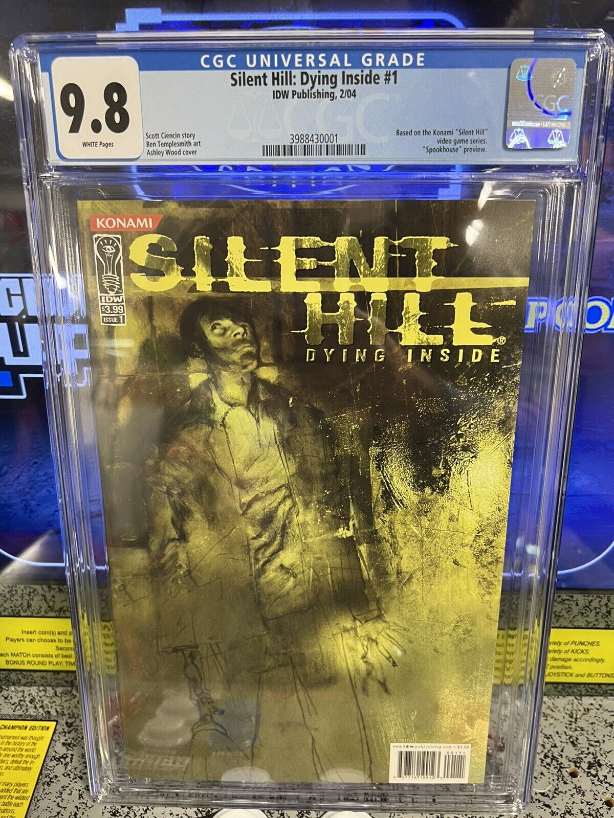 2004 IDW Silent Hill Dying Inside #1 Graded CGC 9.8 First Print MINT Spookhouse