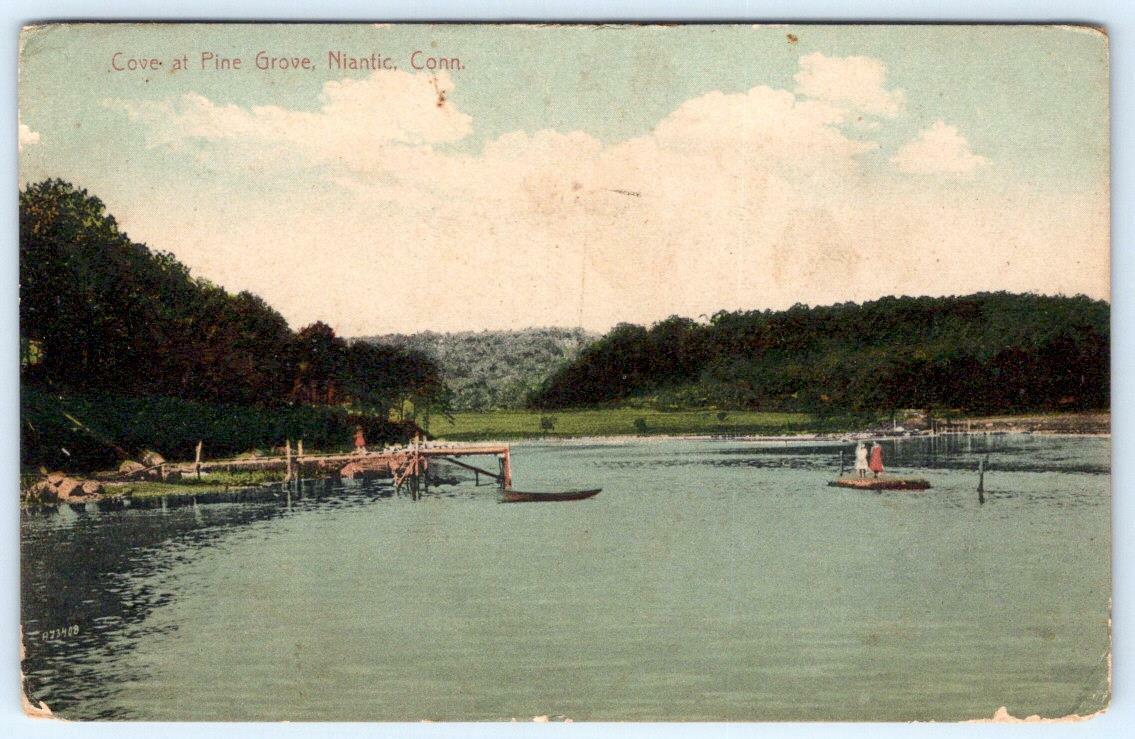 1910\'s COVE AT PINE GROVE NIANTIC CONNECTICUT*CT*ANTIQUE POSTCARD*GERMANY*JUDD