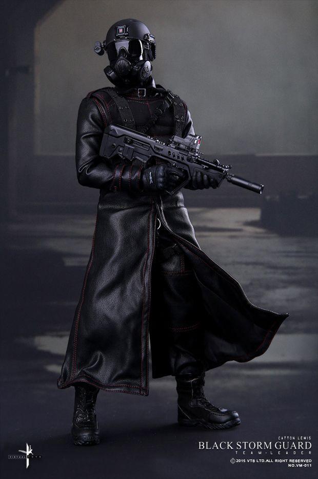 Biohazard Resident Evil Figure 1/6 Vts Toys Black Storm Guard Carlos
