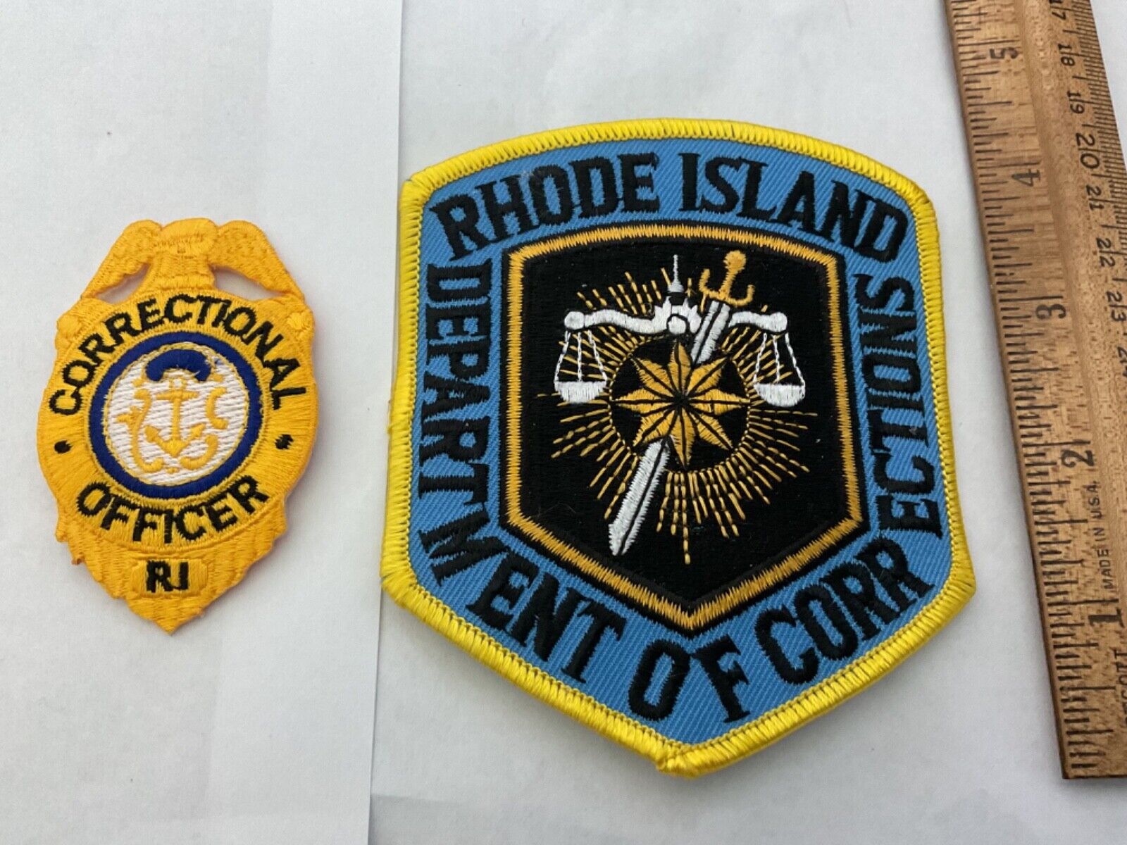 Rhode Island Department Of Corrections Collectable 2 piece set