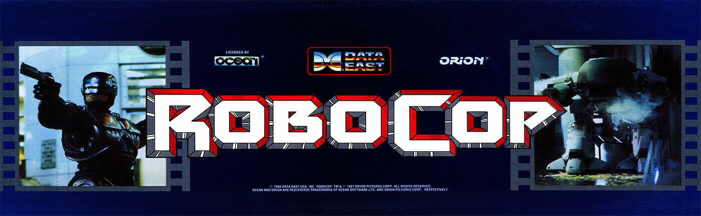 RoboCop (Robo-Cop) Arcade Marquee/Sign (26\