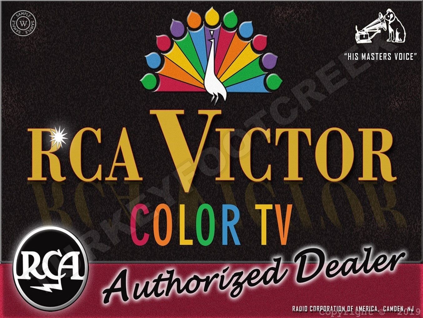 RCA Victor Color TV Authorized Dealer 9