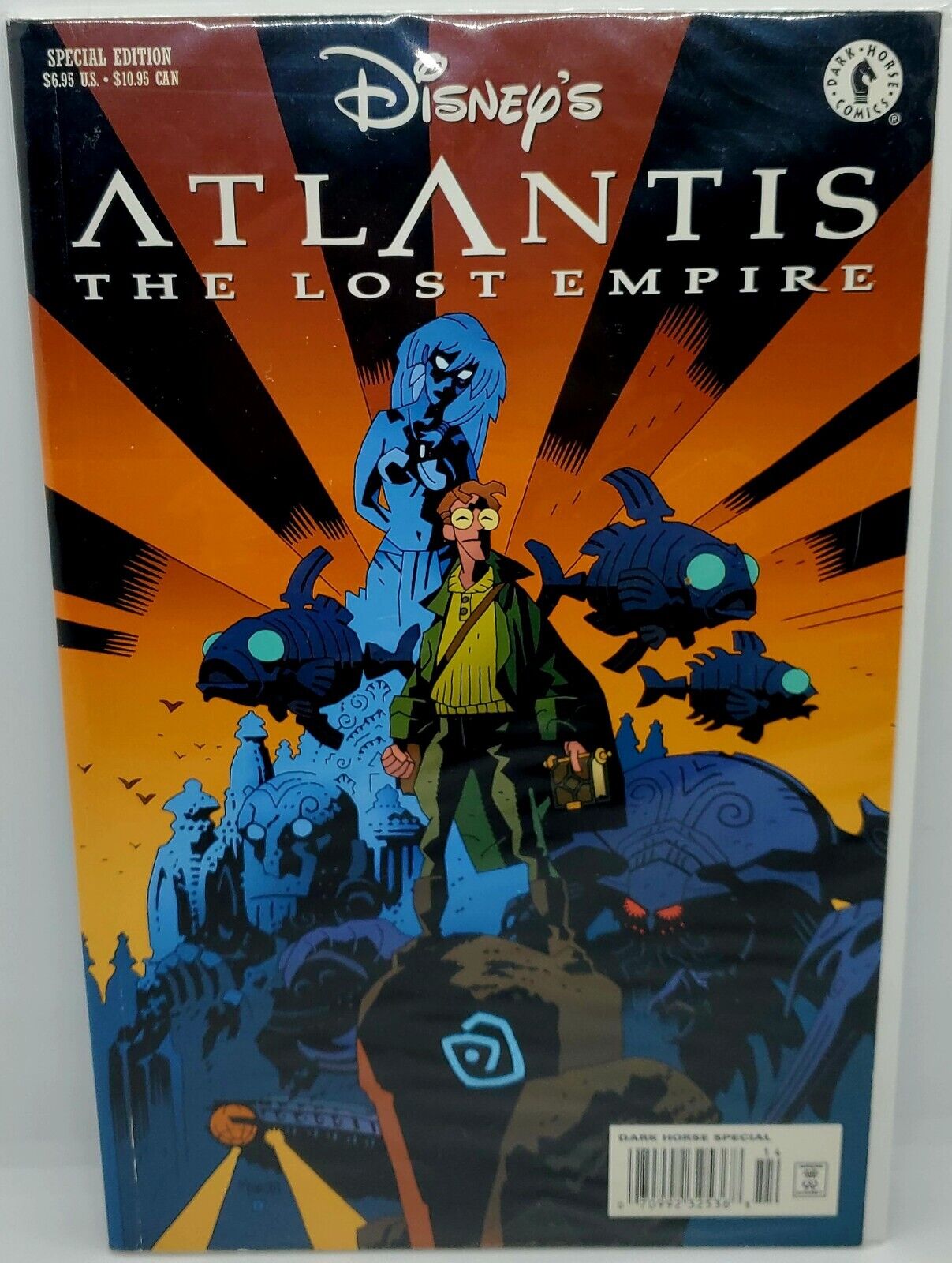 Disney Atlantis The Lost Empire #1 (Dark Horse Comics, 2001) Mignola Cover 🔥