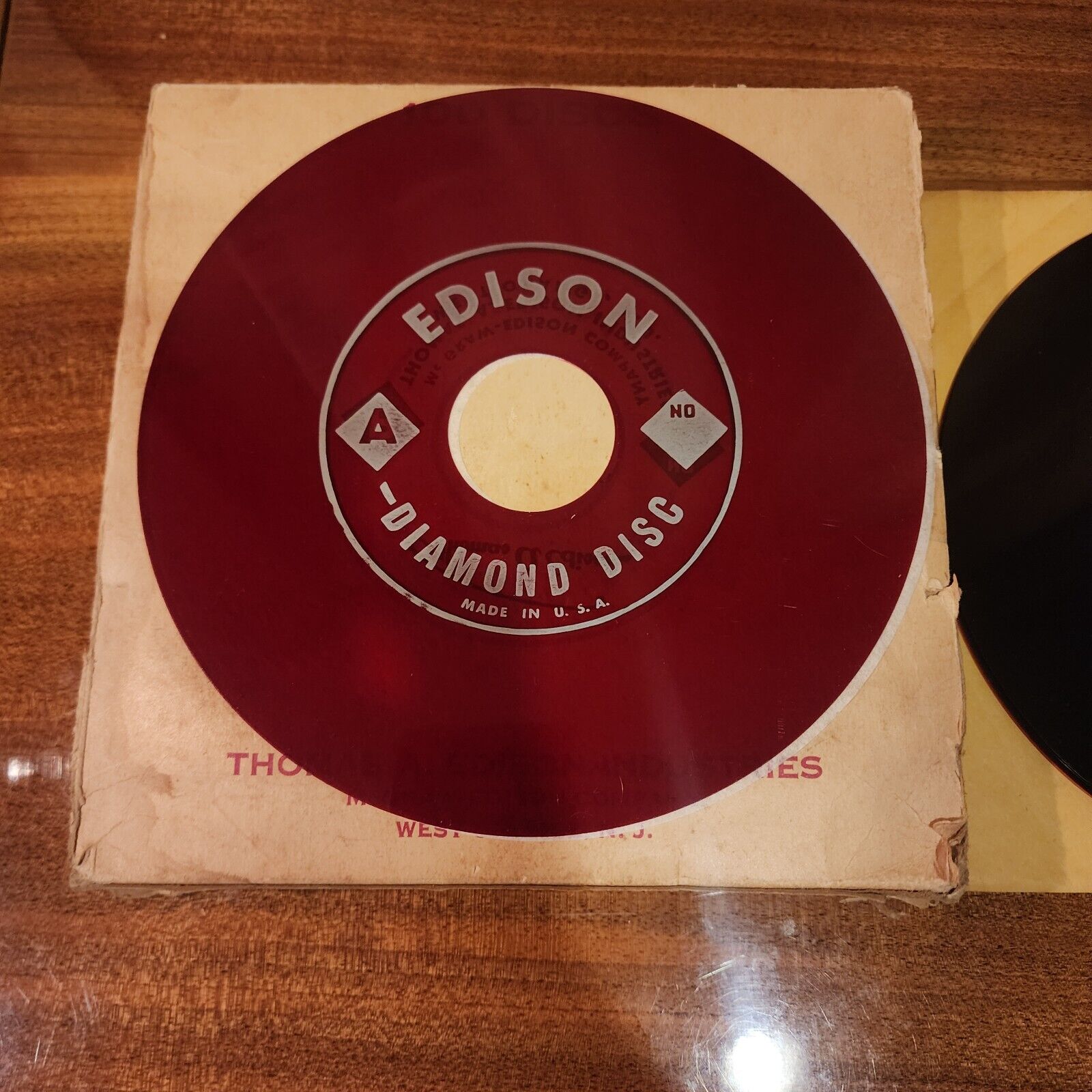 Edison Blank Diamond Recording Discs - 6 1/2\