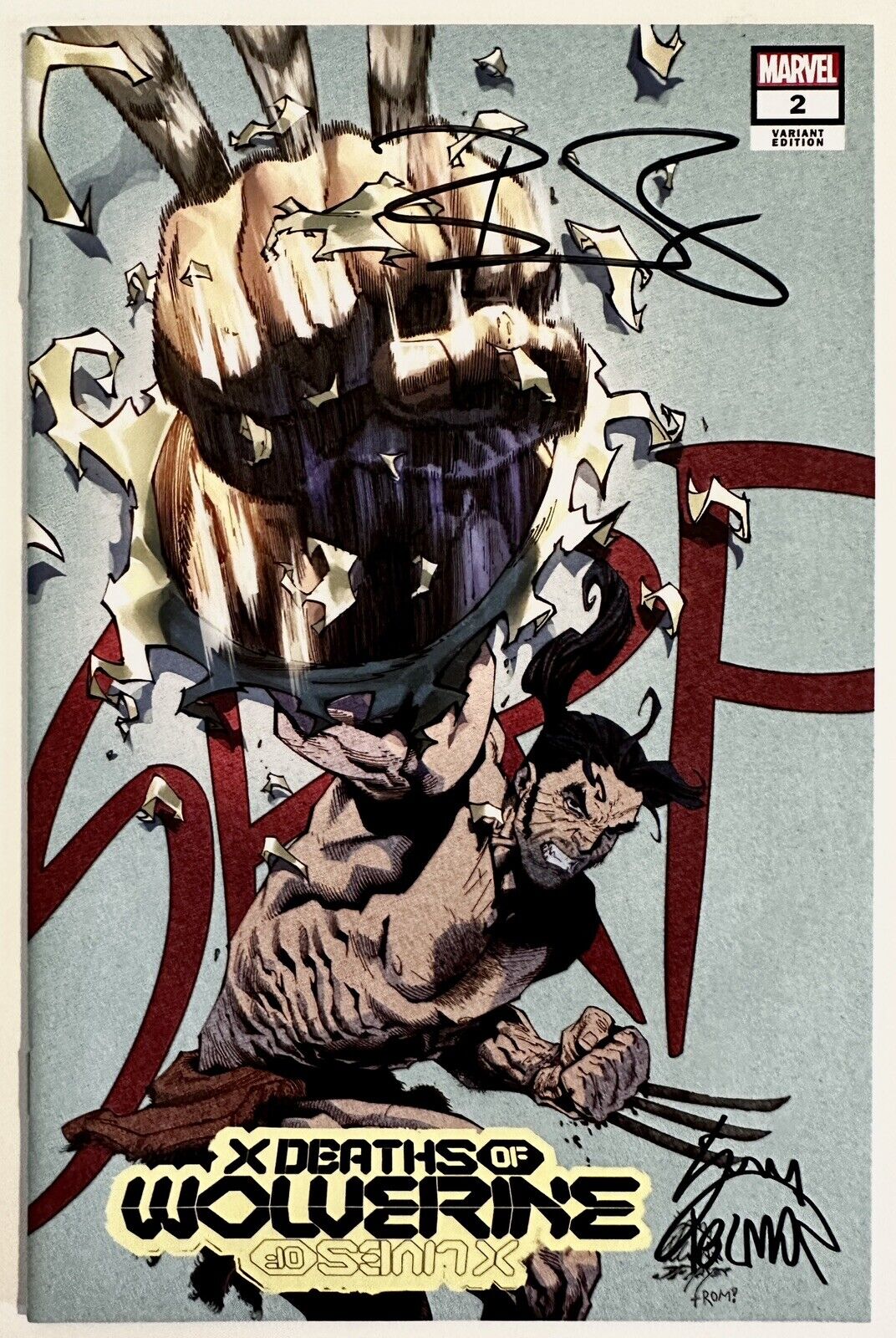 X Deaths of Wolverine #2 NM+ (2022) 🔥DBL Signed: Benjamin Percy & Ryan Stegman