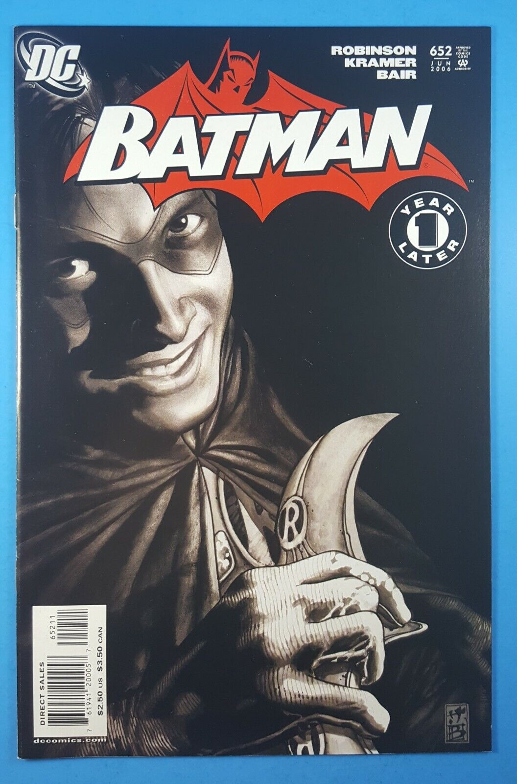 Batman #652 Robin Cover DC Comics 2006 One Year Later First Printing