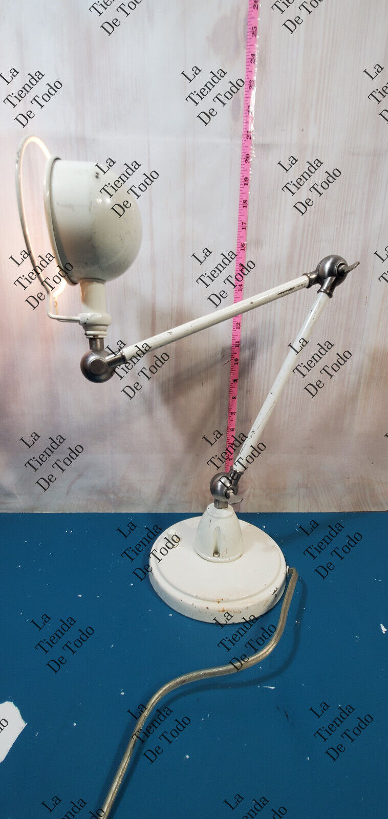 Vintage Articulated industrial Pixar figure style desk Lamp