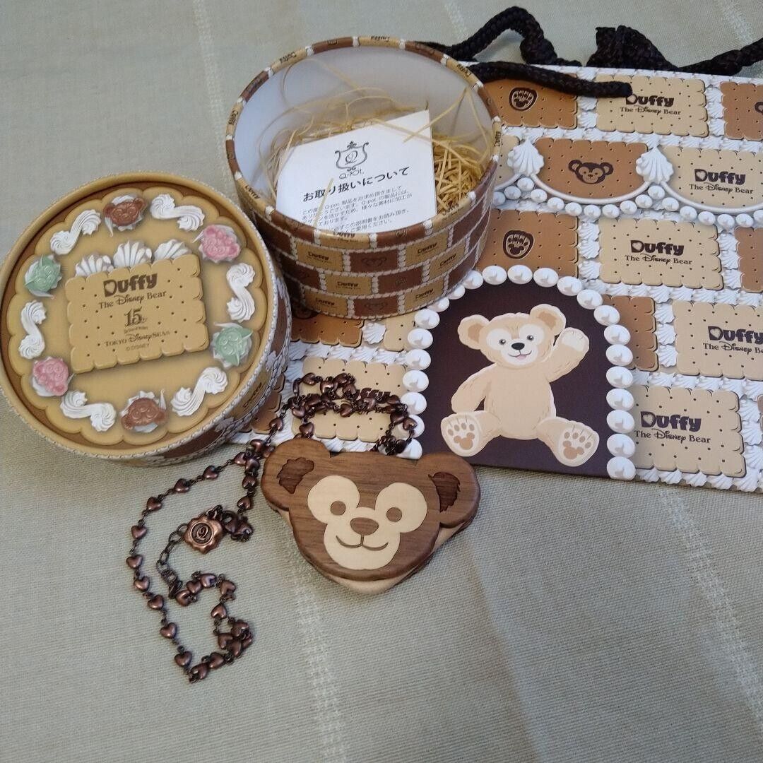 Q-Pot Disney Duffy Necklace Cookie Limited disney sea limited with bag