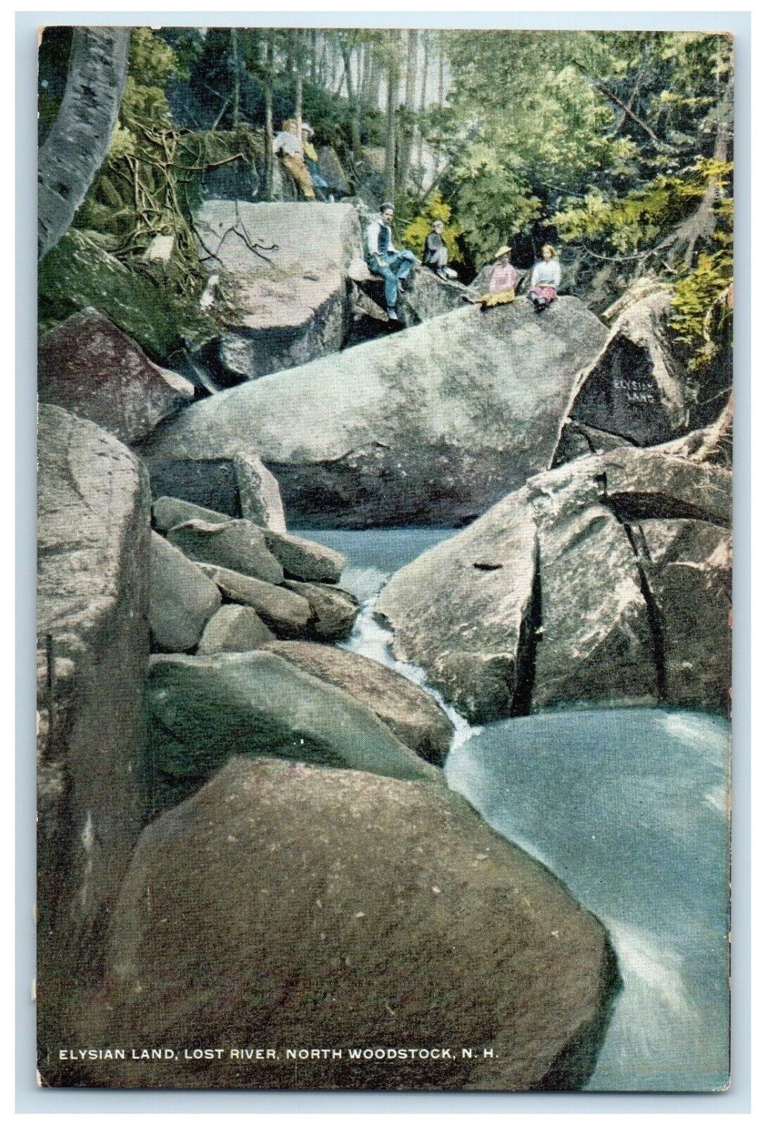 c1910 Elysian Land Lost River North Woodstock New Hampshire NH Unposted Postcard