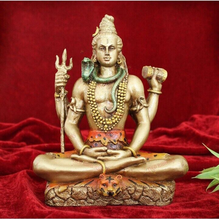  Lord Shiva Statue Figurine Blessing Idol Sculpture Murti Hindu Pooja  