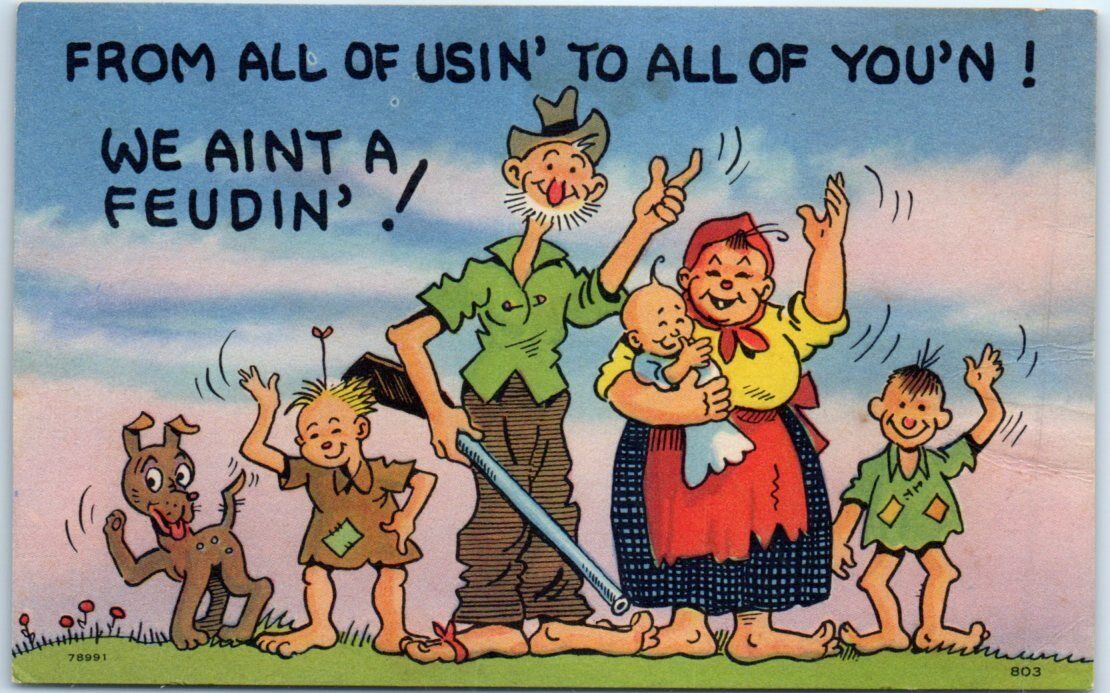From All of Usin' To All of You'n We Ain't a Feudin' - Family Art Print