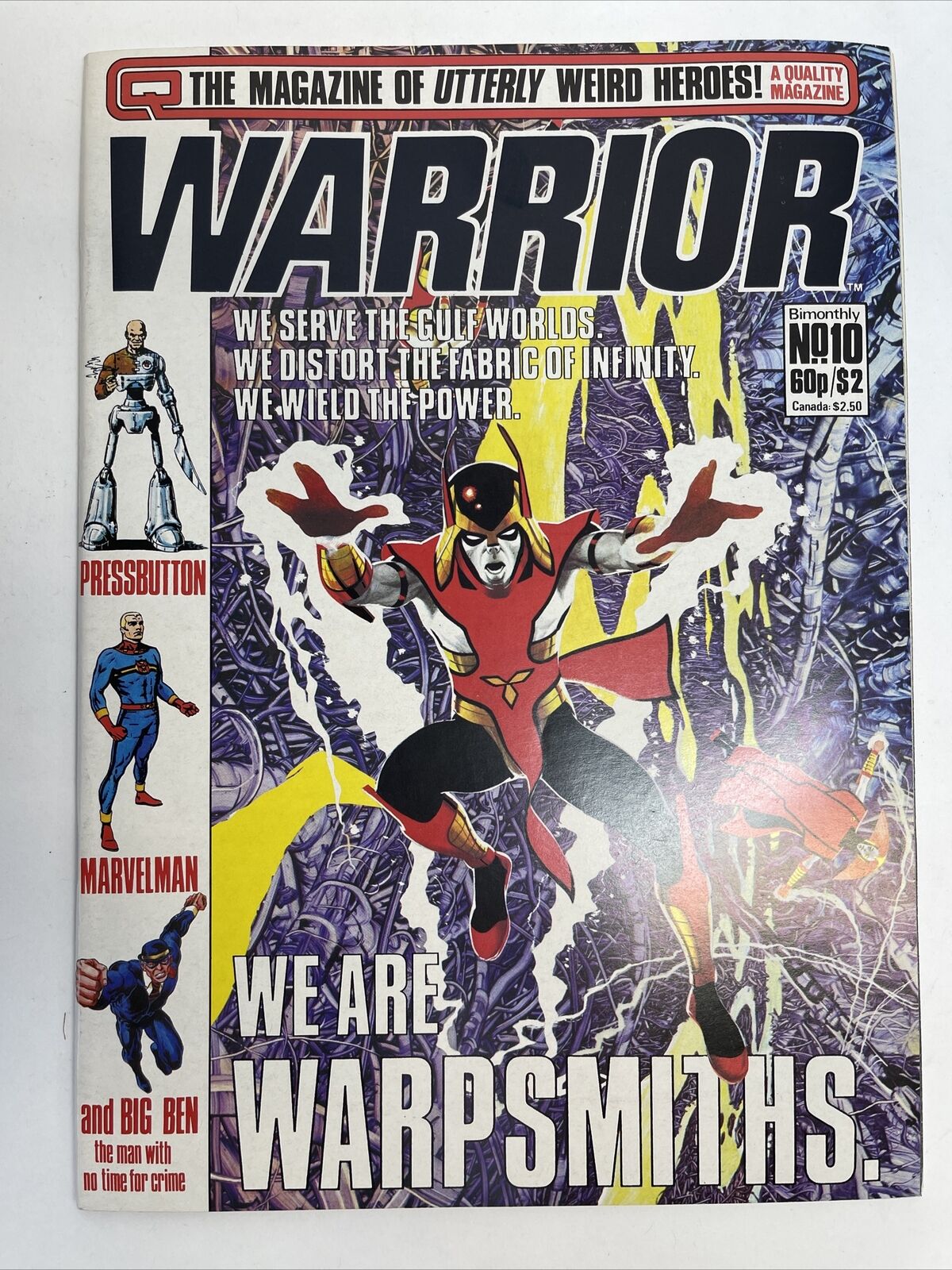 WARRIOR MAGAZINE #10, Apr-May 1983, QUALITY COMMUNICATIONS, UK, EXCELLENT
