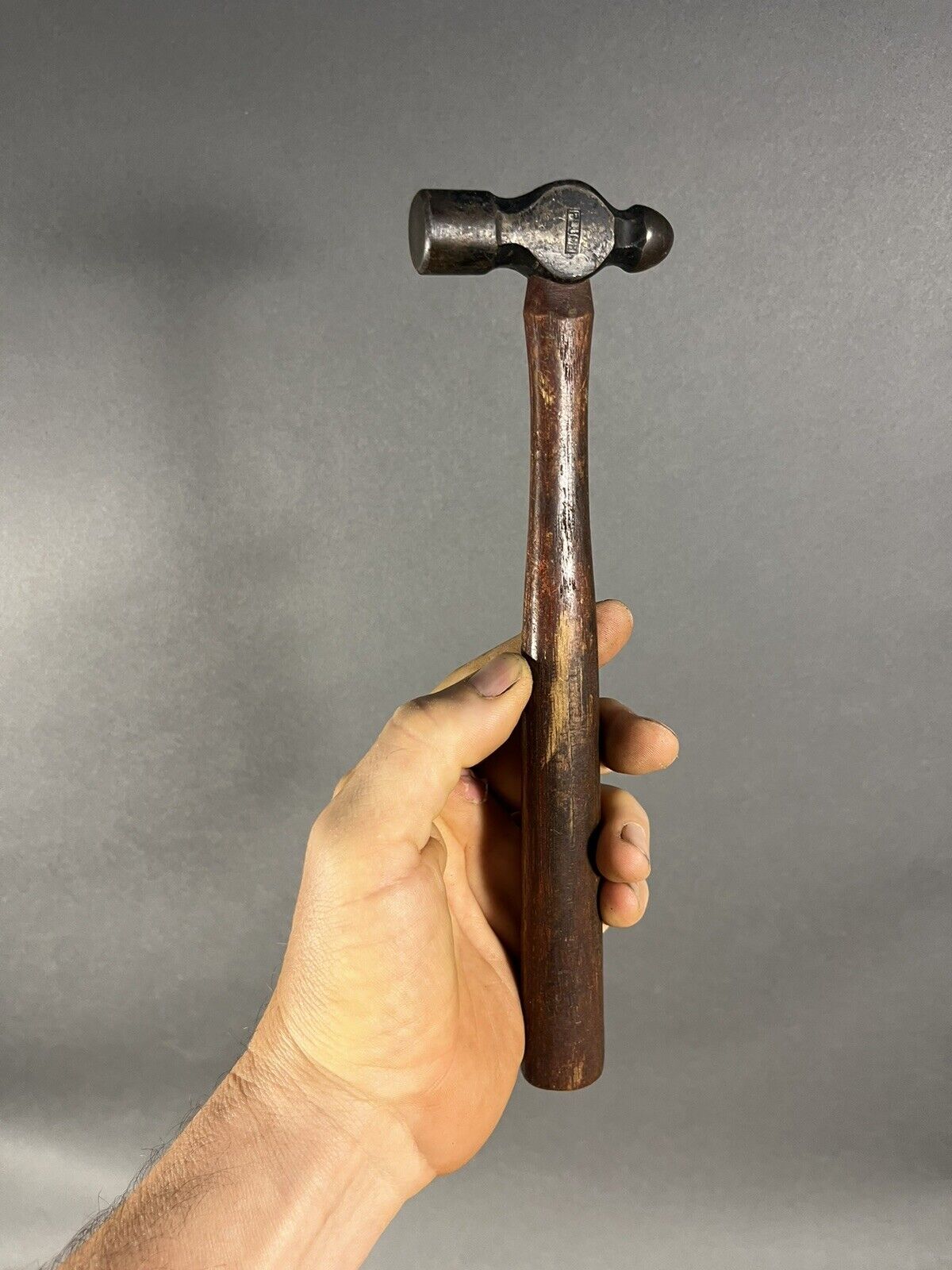 vtg Plumb 4 oz ball peen hammer w/ 10 1/4” original handle nice