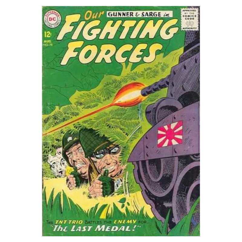 Our Fighting Forces #78 in Fine minus condition. DC comics [m}