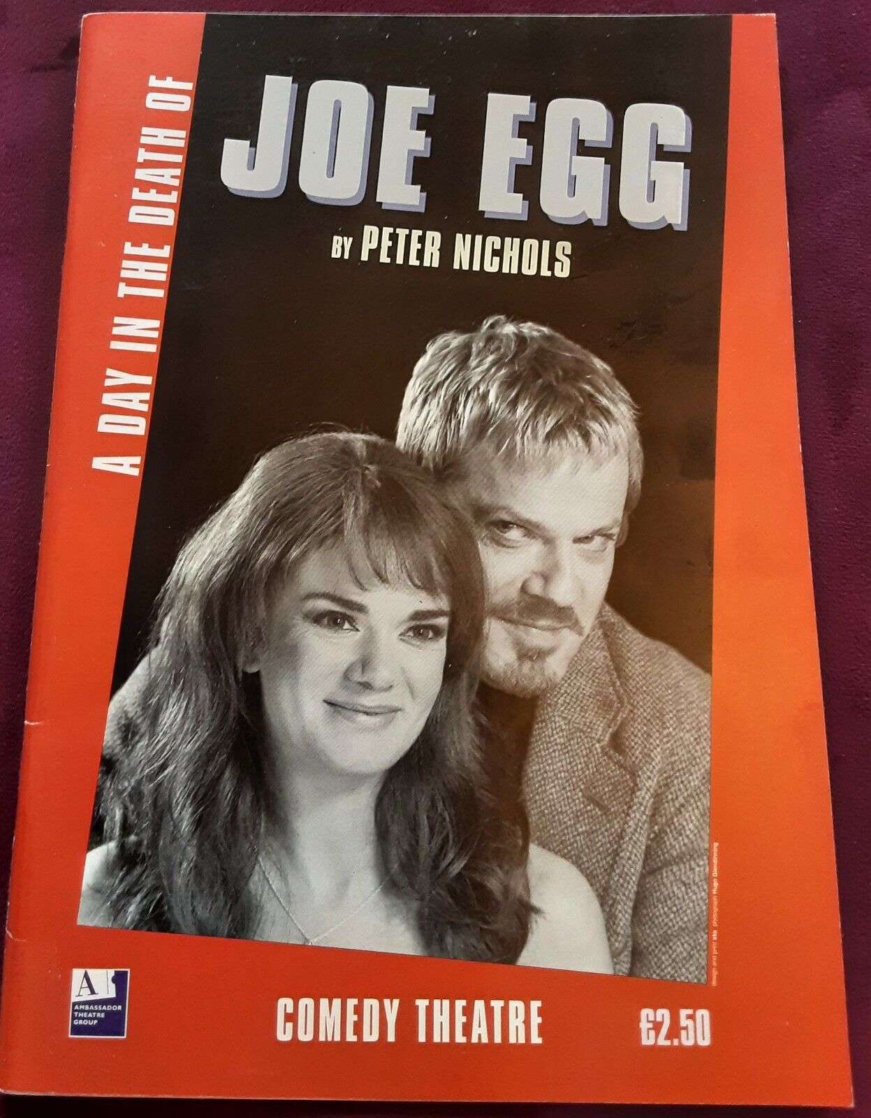 Joe Egg Theatre Programme Signed By Eddie Izzard, Prunella Scales , Victoria...