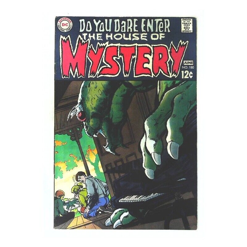 House of Mystery (1951 series) #180 in Fine minus condition. DC comics [p|
