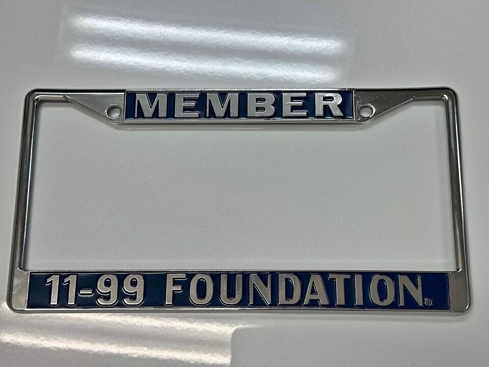 CHP 11-99 FOUNDATION LICENSE PLATE FRAME **NEW CONDITION**