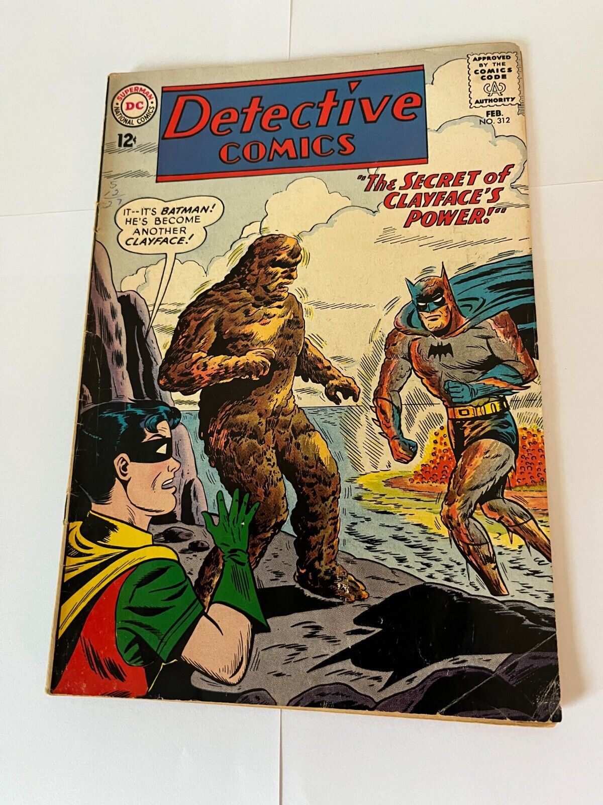 Detective #312  Batman  DC COMIC  The Secret of Clayface's Power Original Owner