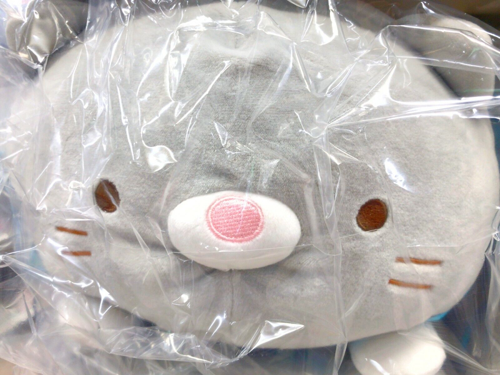 New San-x Sumikko Gurashi Hugging Plush Stuffed Toy Cat Brothers (Gray) MF36001