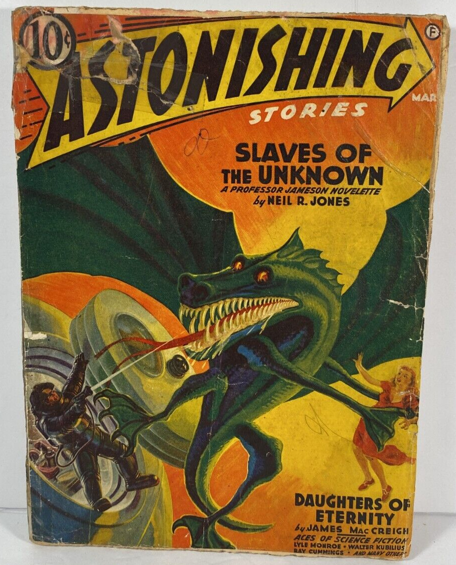 Astonishing Stories Pulp March 1942 Vol. 3 No. 3 Slaves of The Unknown