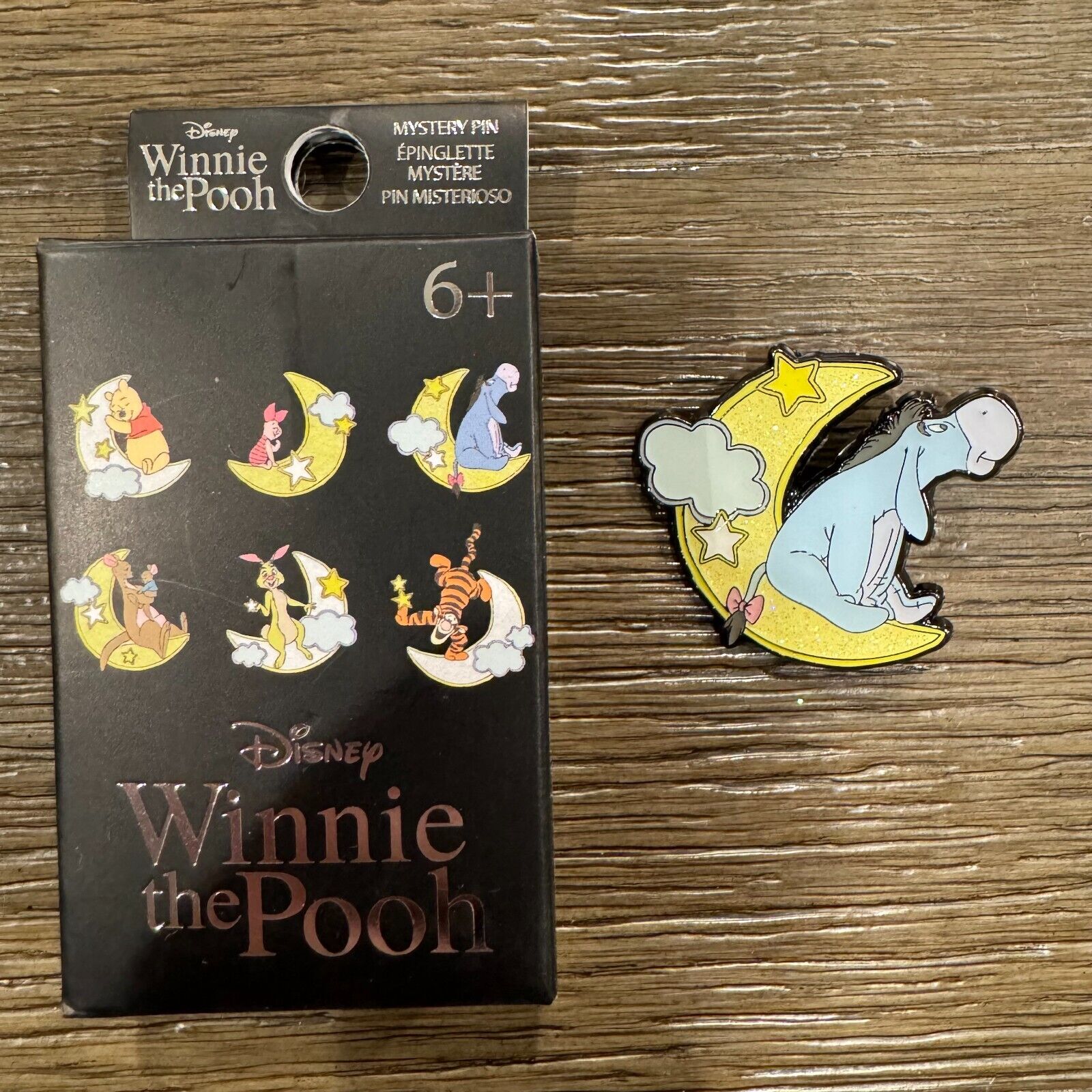 Eeyore Loungefly Disney Winnie The Pooh Moon & Stars Blind Box Enamel Pin