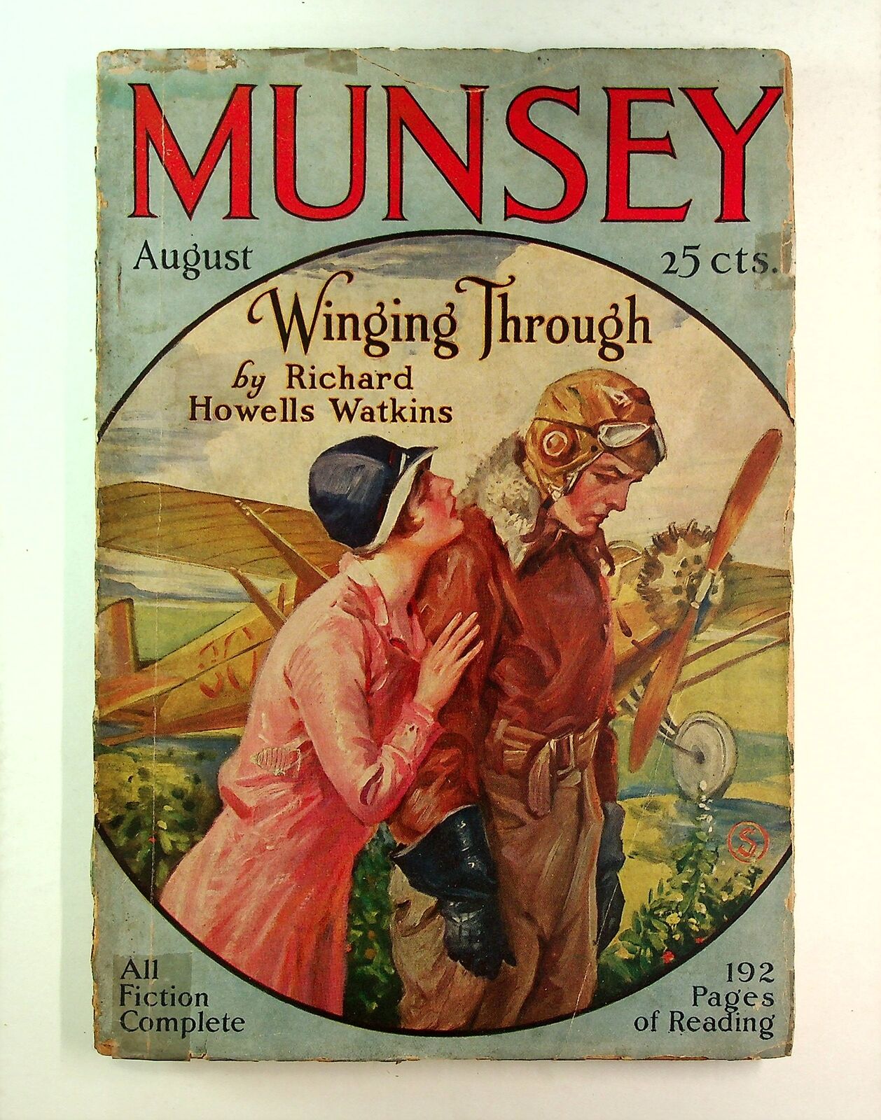 Munsey\'s Magazine Pulp Aug 1927 Vol. 91 #3 FR