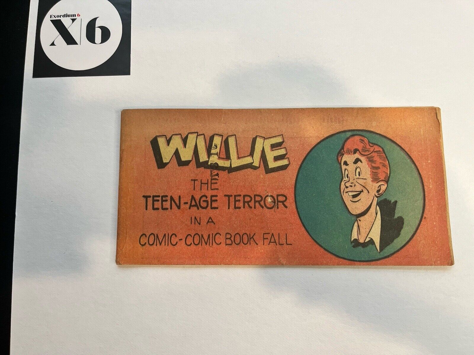 1950 WILLIE THE TEEN-AGE TERROR MINI COMIC BOOK/ WISCO COMICS PROMO