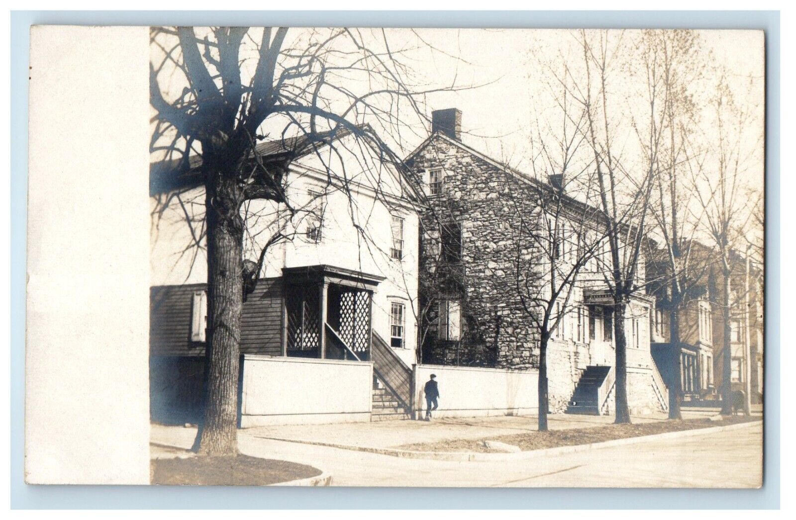 North Front Street St. Harrisburg Pennsylvania PA RPPC Photo Unposted Postcard