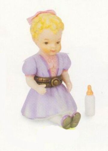 Baby Doll PHB Porcelain Hinged Box by Midwest of Cannon Falls  about 2 1/4  tall