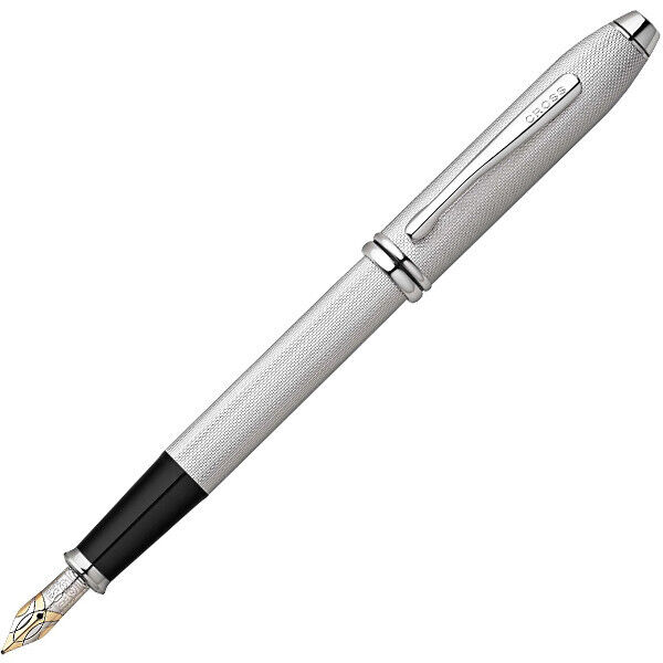 Cross Townsend Special Edition Brushed Platinum Medium Fountain Pen (AT0046B-29M